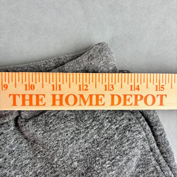 American Apparel Shorts Mens M Gray Heather Fleece Drawstring Pockets Made USA - Picture 3 of 7